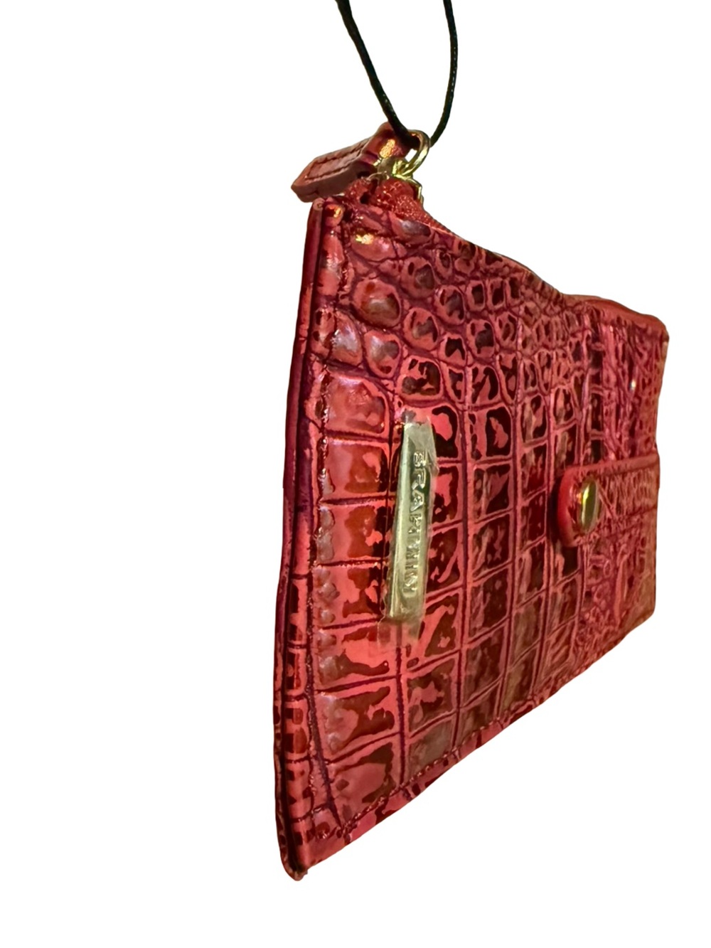 Brahmin credit card wallet in Red Dragon - Picture 4 of 6